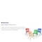Flash Furniture Plastic School Chair-13.25"H Seat, Assorted, PK4 4-YU-YCX4-004-MULTI-GG - alternate 2